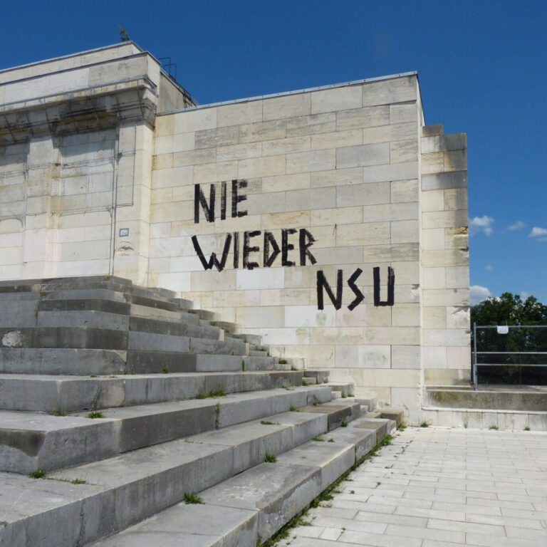 Nie wieder NSU am Reichsparteitagsgelände in Nürnberg